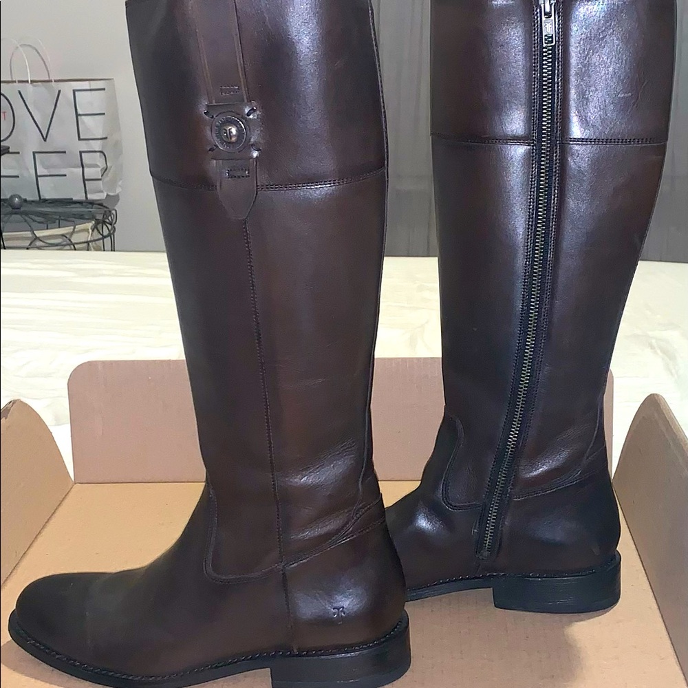 Brand new Frye leather riding boots!